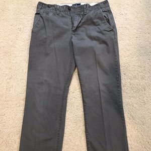 American Eagle Original Straight Grey Chinos